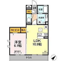 ・　トゥジュール 101 ｜ 東京都大田区南雪谷５丁目（賃貸アパート1LDK・1階・42.40㎡） その2