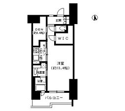 ParkCube東品川 1LDKの間取図画像