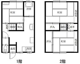 ルナコート 3K ｜ 兵庫県豊岡市出石町町分335-1（賃貸アパート3K・1階・55.46㎡） その2