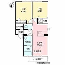 アトリエールI  ｜ 福岡県行橋市東大橋２丁目（賃貸アパート2LDK・2階・54.78㎡） その2