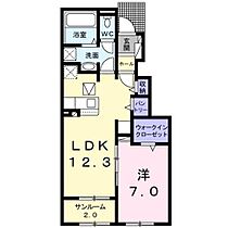 コスモスL  ｜ 福岡県京都郡苅田町大字与原（賃貸アパート1LDK・1階・50.42㎡） その1