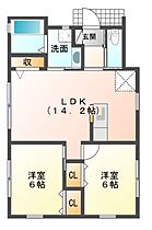 グランフィーネ東大橋Ｃ棟  ｜ 福岡県行橋市大字金屋（賃貸一戸建2LDK・1階・55.91㎡） その2