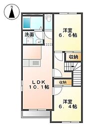 ハート・ヴィラージュI 2階/-