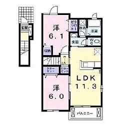 パストラル レーンB 2階/-