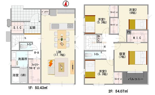 間取りを拡大表示