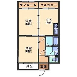 間取図画像 2DK