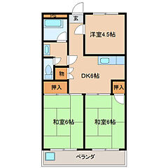 物件の間取り