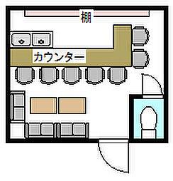 スウィングプラザ弁天の間取図画像