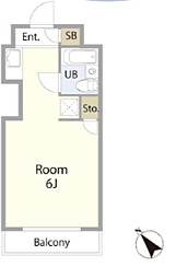 間取図画像 ワンルーム