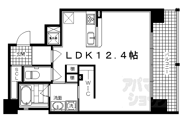 ＩＬ　ＲＯＳＳＯ堀川六角 901｜京都府京都市中京区堀川通六角下る壺屋町(賃貸マンション1K・9階・35.45㎡)の写真 その2