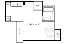 京都府京都市中京区西ノ京大炊御門町（賃貸マンション1K・3階・21.34㎡） その2