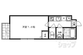 京都府京都市下京区黒門通綾小路下る塩屋町（賃貸マンション1K・2階・21.57㎡） その2