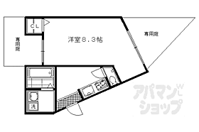 京都府京都市左京区北白川東久保田町（賃貸マンション1K・1階・23.80㎡） その2