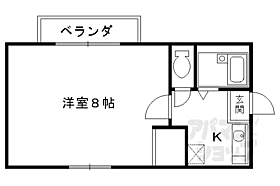 京都府京都市北区等持院中町（賃貸アパート1K・1階・22.70㎡） その2