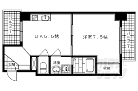 ピュアコート五条 1003 ｜ 京都府京都市下京区五条通西洞院西入ル平屋町（賃貸マンション1DK・10階・35.43㎡） その2