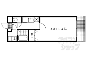 ヴィラパラディス百万遍 102 ｜ 京都府京都市左京区吉田泉殿町（賃貸マンション1K・1階・28.56㎡） その2