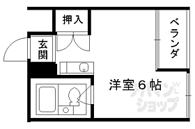 京都府京都市下京区二人司町（賃貸マンション1K・4階・16.97㎡） その2