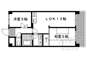 京都府京都市左京区田中関田町（賃貸マンション2LDK・3階・49.14㎡） その2