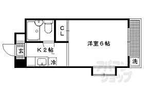 山王ハウス 201 ｜ 京都府京都市左京区聖護院山王町（賃貸マンション1K・2階・17.00㎡） その2