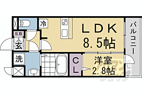 京都府京都市南区東九条北松ノ木町（賃貸マンション1LDK・3階・28.88㎡） その2