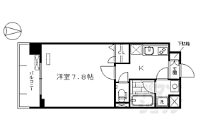 ベラジオ五条堀川III 405 ｜ 京都府京都市下京区堀川通六条上る佐女牛井町（賃貸マンション1K・4階・26.60㎡） その2