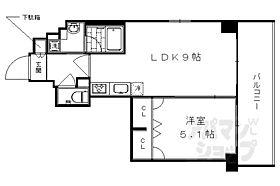 京都府京都市中京区西ノ京南上合町（賃貸マンション1LDK・7階・33.93㎡） その2