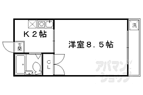 京都府京都市北区等持院西町（賃貸マンション1K・1階・22.70㎡） その2