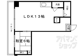 パレス松原 207 ｜ 京都府京都市下京区富小路松原下ル本上神明町（賃貸マンション1LDK・2階・47.80㎡） その2