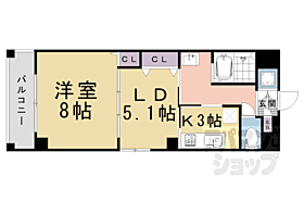 パークウォーク京都東山 403 ｜ 京都府京都市東山区三条通白川橋東入五軒町（賃貸マンション1LDK・4階・40.00㎡） その2