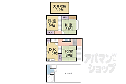 京福電気鉄道北野線 北野白梅町駅 徒歩44分