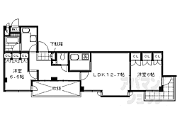ヴェルビュ二条城東 3階