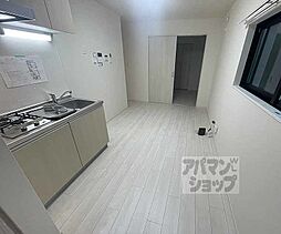 JR山陰本線 円町駅 徒歩7分の賃貸アパート 1階1DKのリビング/ダイニング