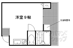 ウイング塔ノ段 ワンルームの間取図画像
