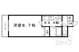 ビレイユ真英七条本町 1Kの間取図画像
