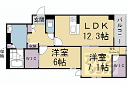 シャーメゾン三条東山 2階/201