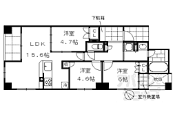 イーグルコート京都河原町 11階