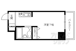 Gloire烏丸五条 1Kの間取図画像