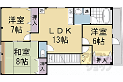 (株)U-MAX 3LDKの間取図画像