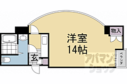 BLDG清水坂 1Kの間取図画像