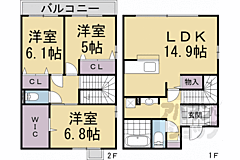 物件の間取り