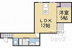 レガリア京都烏丸 1LDKの間取図画像