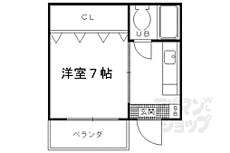 サンシン 1Kの間取図画像