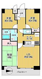 サンロード大泉 3LDKの間取図画像