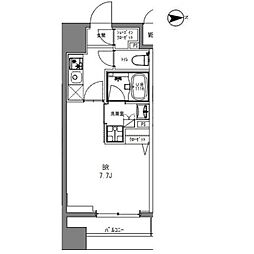 Ｌａ　Ｄｏｕｃｅｕｒ秋葉原 1104 11階1Kの間取り