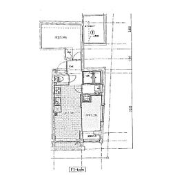 ミリアレジデンス早稲田山吹町 603 5階2DKの間取り