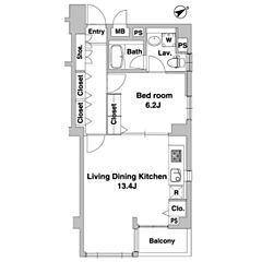 物件の間取り