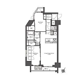 COMFORIA滝野川 2LDKの間取図画像