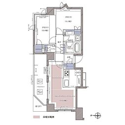 ディームス横濱青木町 2LDKの間取図画像