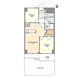 ロイヤルキャステージ恋ヶ窪 1階