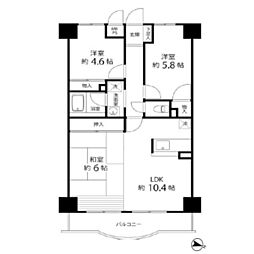 ルミエール3 3LDKの間取図画像